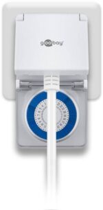 Analoge Zeitschaltuhr IP44 Spritzwassergeschützt - für den Einsatz im Außenbereich und Feuchtraum geeignet – Bild 2