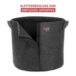 60 Liter Stofftopf für maximalen Ertrag, mit Klettverschluss – Bild 4