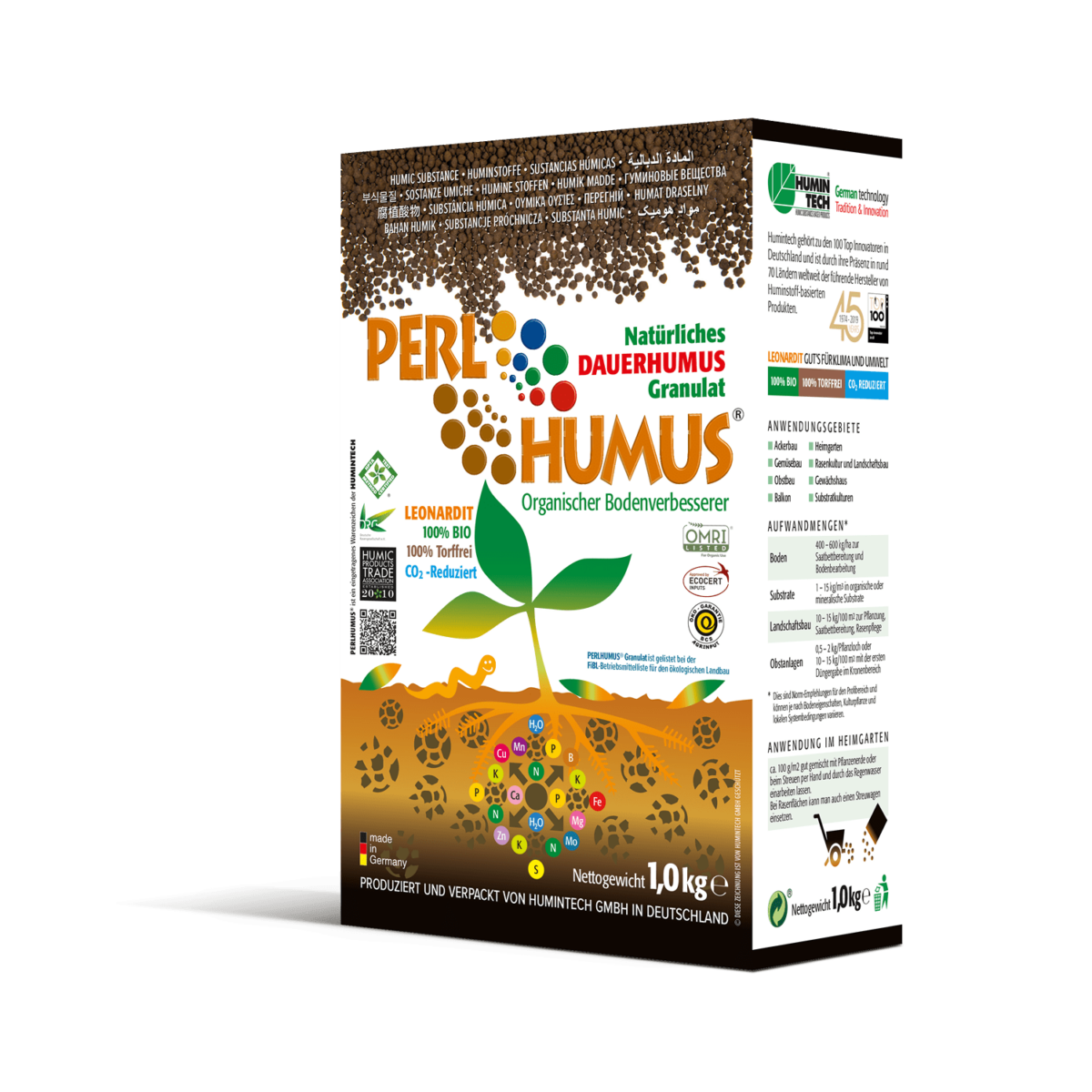PERLHUMUS® Granulat, BODENVERBESSERER & BIOSTIMULANZ 1kg – Bild 3