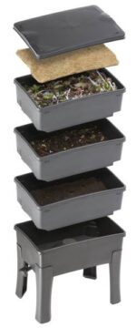 Wurmfarm Starter Set mit Kompostwürmern – Bild 2