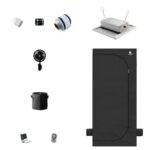 GrowBox Komplettset LED 75 W - 60x60x160cm - Caluma Set