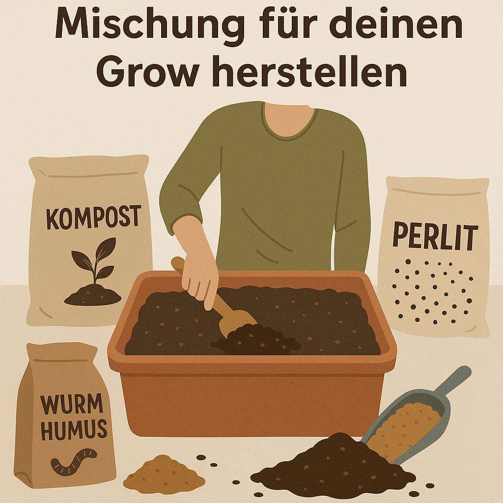 Super Soil Rezept Struktur, Wachstum & mikrobielle Aktivität